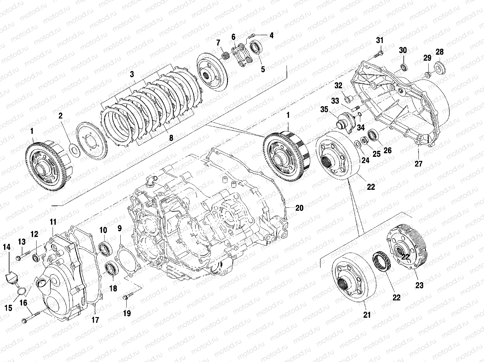 CLUTCH - A02CK32AA (4970287028D04) | CLUTCH - A02CK32AA (4970287028D04)