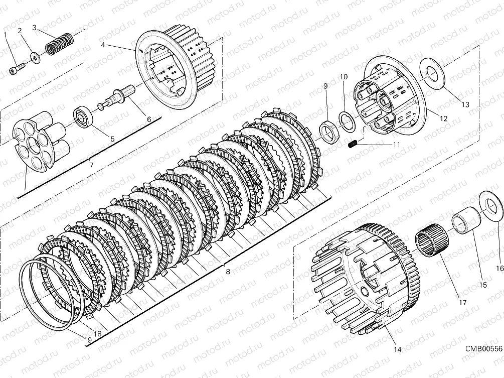 CLUTCH (APTC) [MOD:SCR800C]