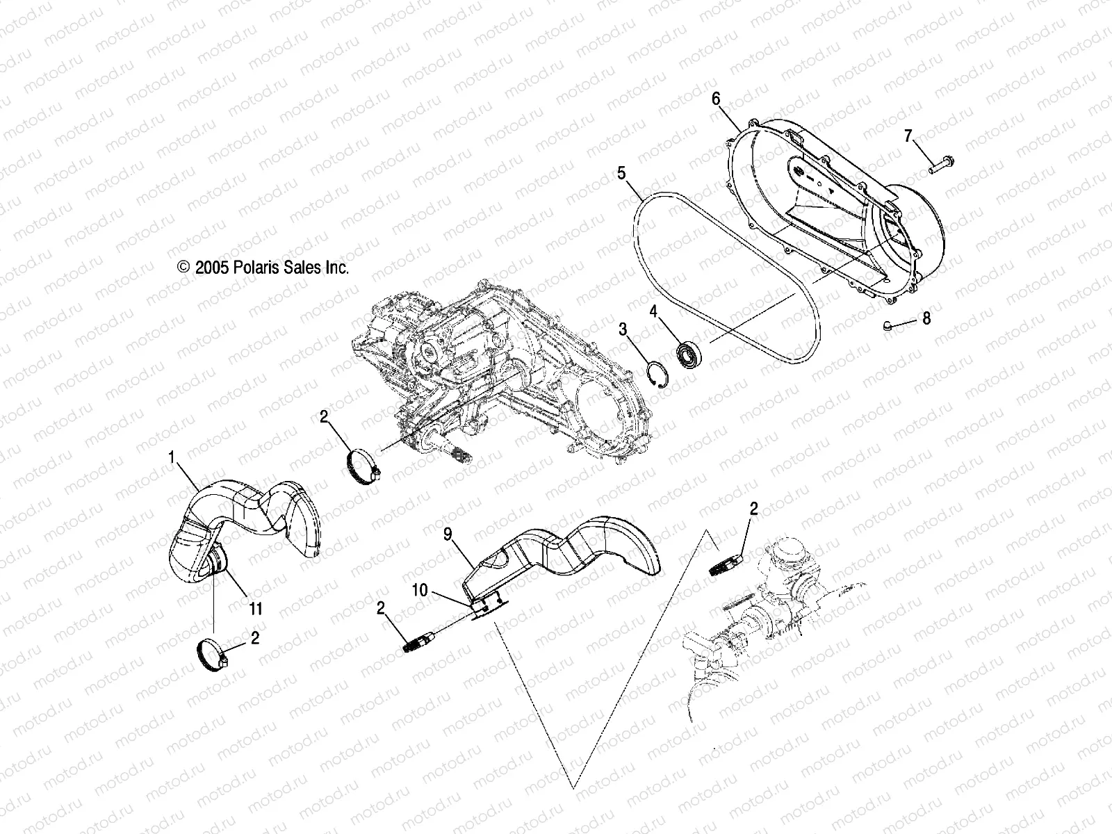 CLUTCH | CLUTCH, COVER and DUCTING - A07LB27FA/LH27FB (4999202079920207C04)