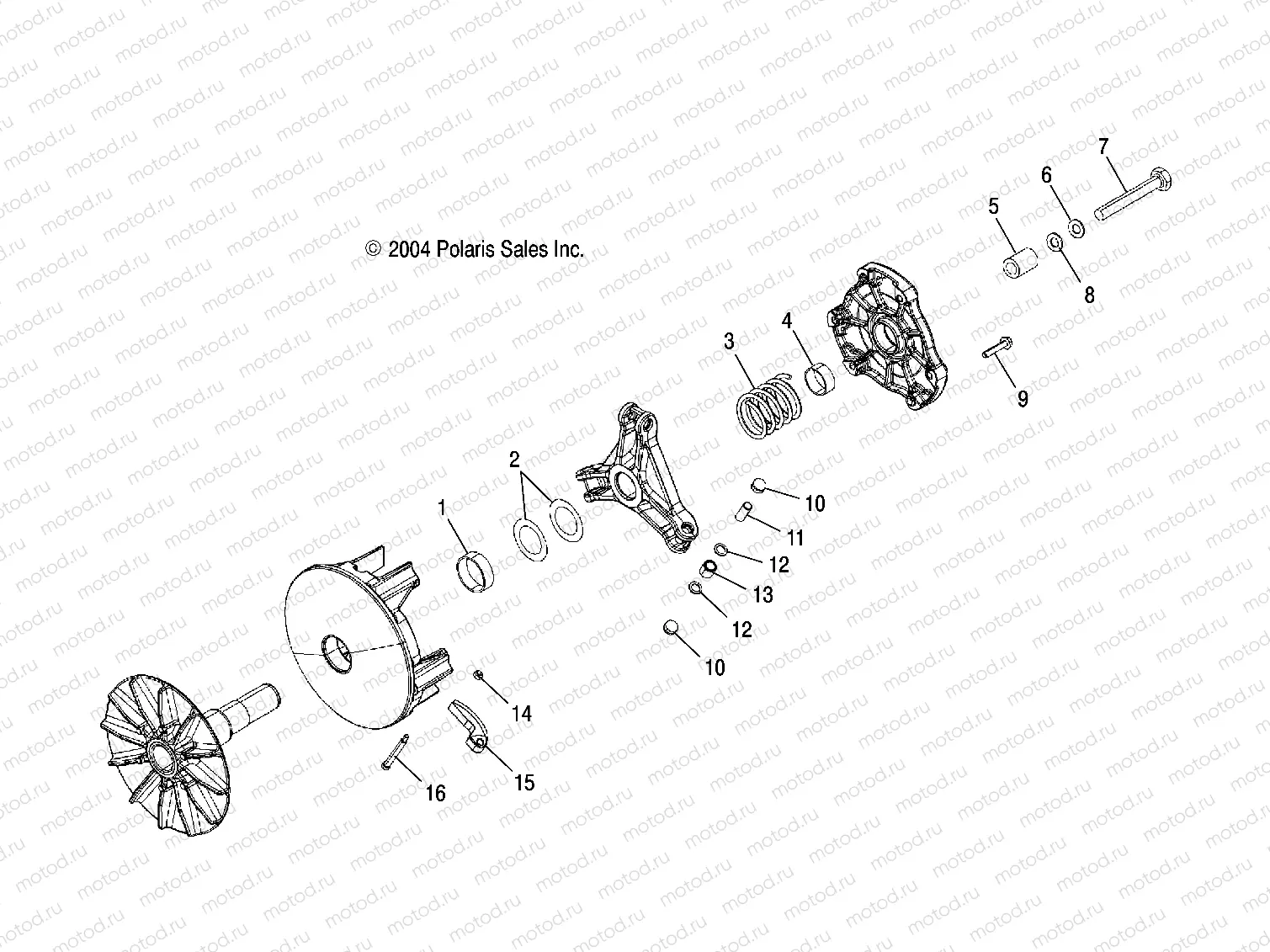 CLUTCH | CLUTCH, DRIVE - A07MH76AX/AY/AZ (4998269826C11)