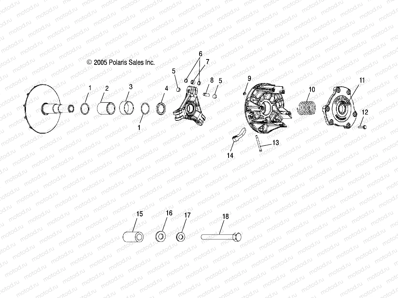 CLUTCH | CLUTCH, DRIVE and MOUNTING - A07TH50EA (4999204069920406C11)
