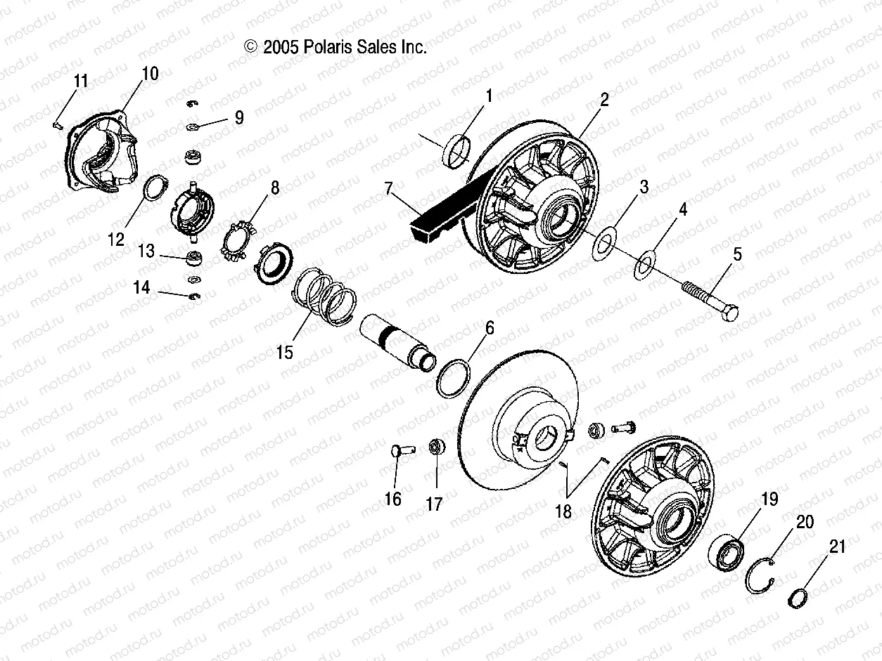 CLUTCH | CLUTCH, DRIVEN - A07MH50AL/MN50AF/AN/AT/AY (4999200229920022C06)