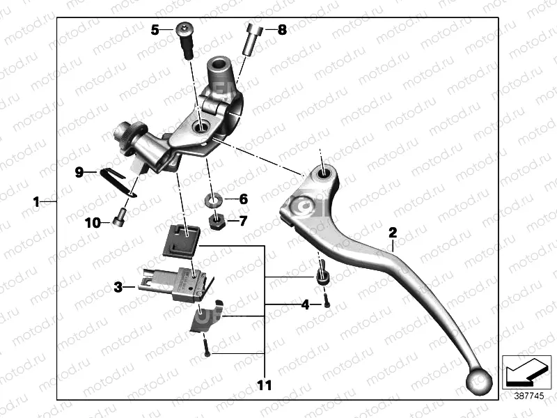 CLUTCH CONTROL ASSEMBLY