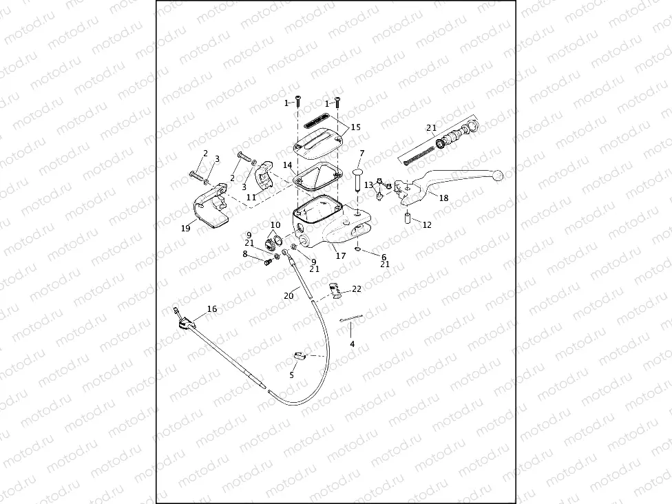 CLUTCH CONTROL (FAIRING MODELS)