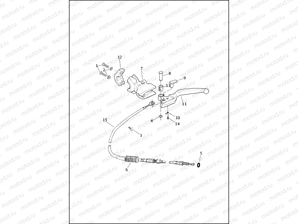 CLUTCH CONTROL - FLHP
