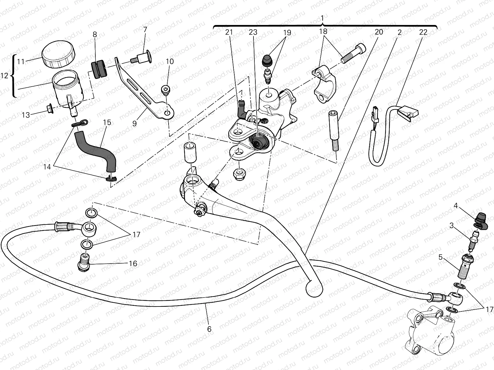 CLUTCH CONTROL [MOD:899 ABS,899 AWS]