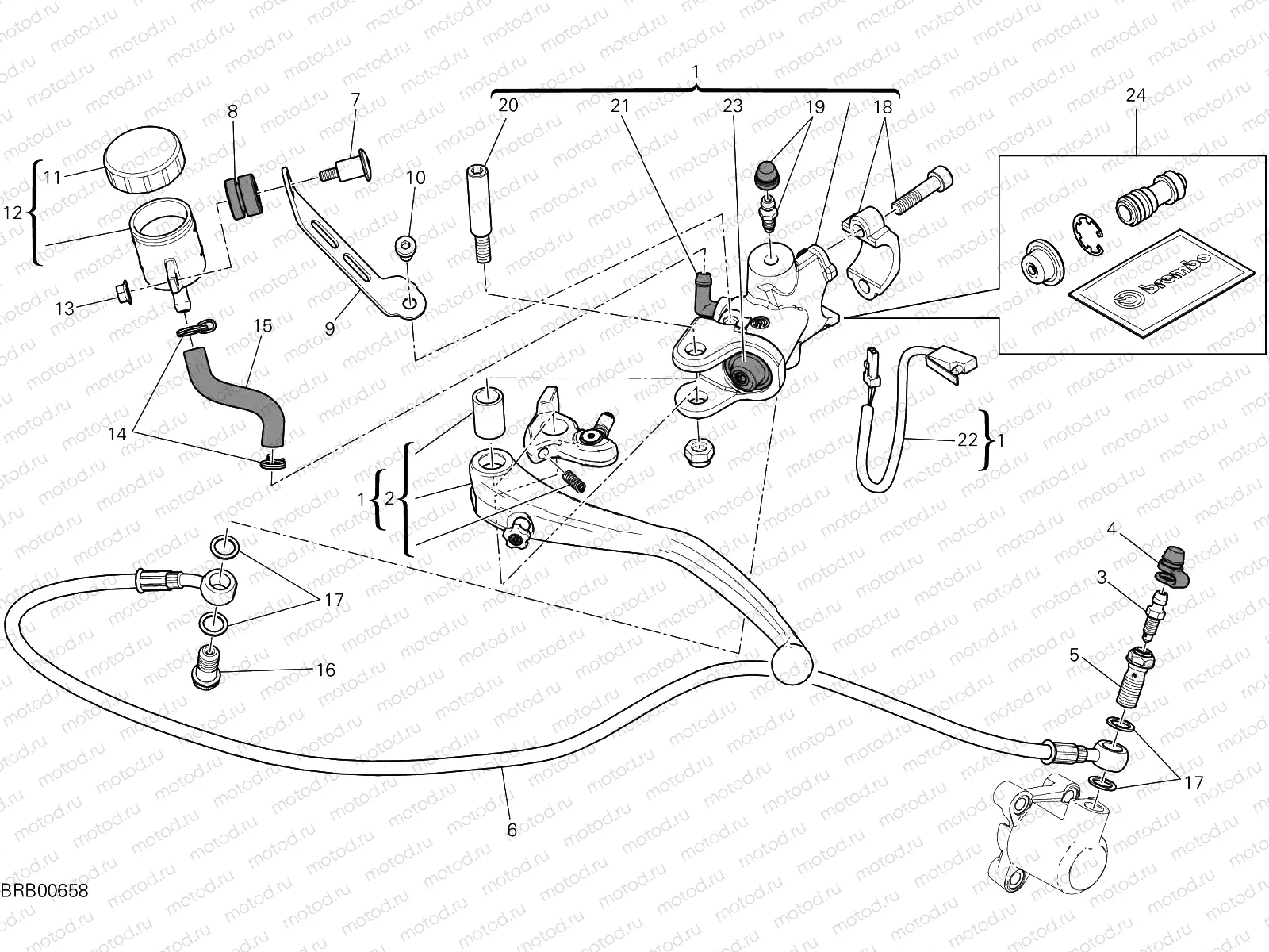 CLUTCH CONTROL [MOD:959,959 AWS]