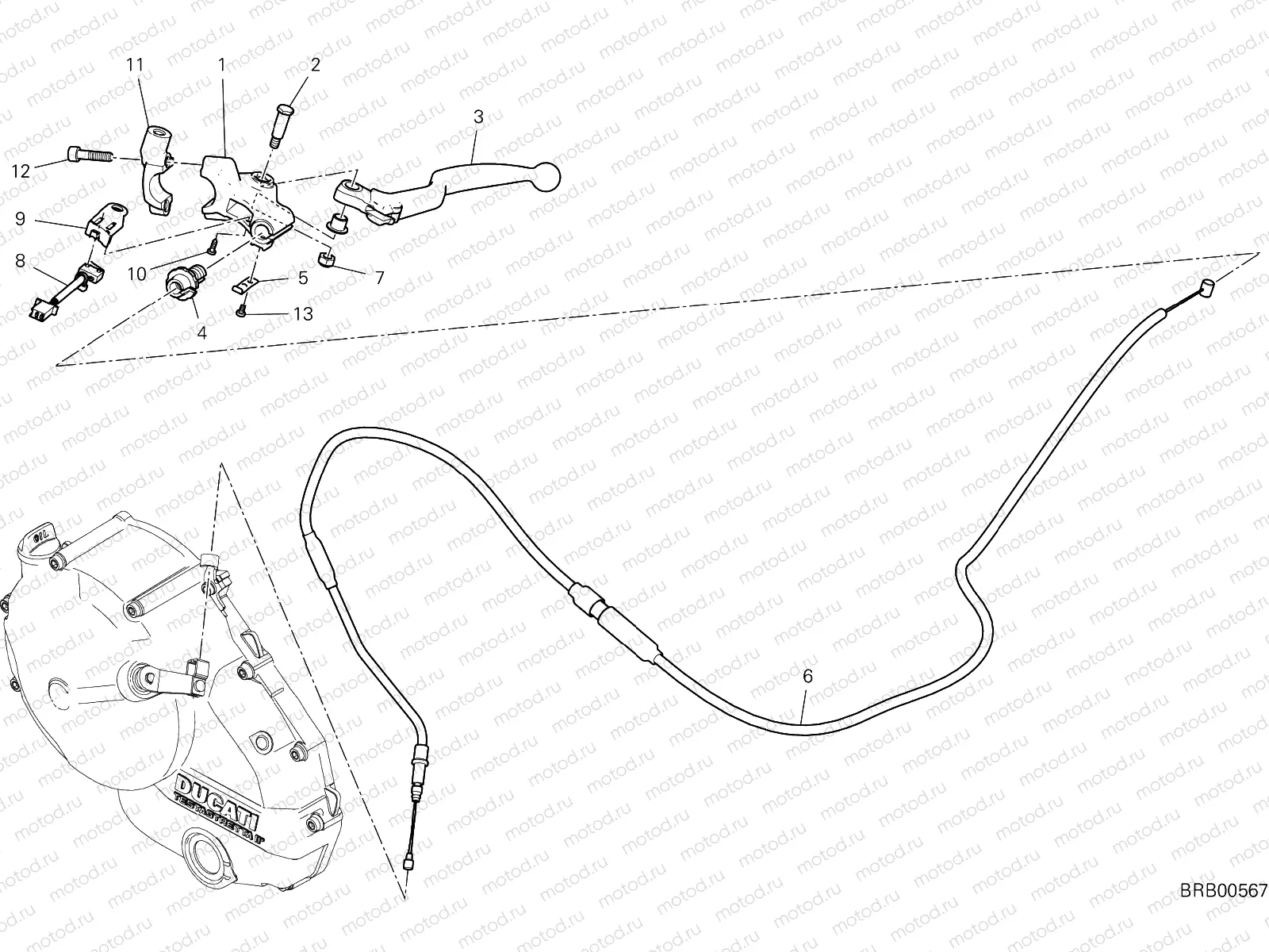 CLUTCH CONTROL [MOD:M 821]