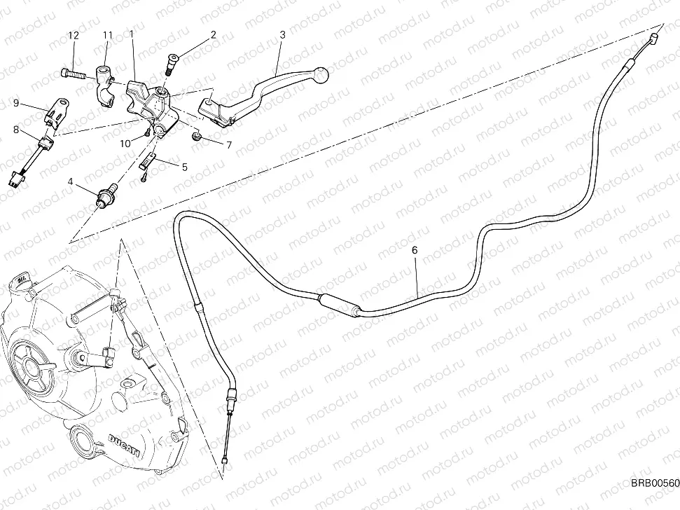 CLUTCH CONTROL [MOD:SCR800DS]