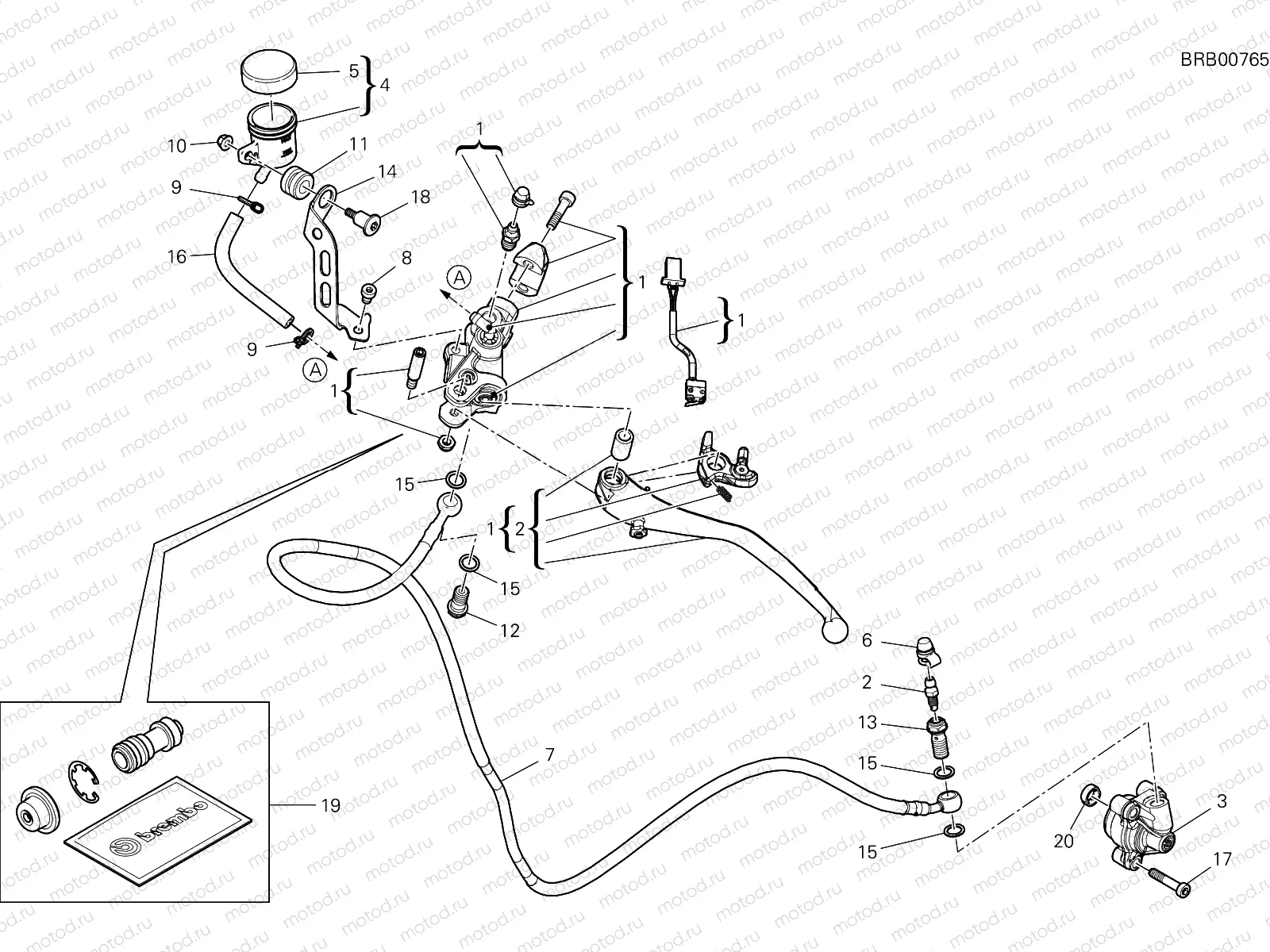 CLUTCH CONTROL [MOD:SS 950 S]