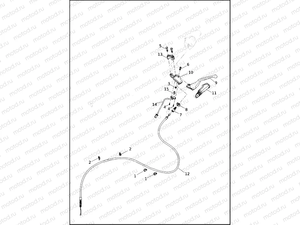 CLUTCH CONTROL - XG750A