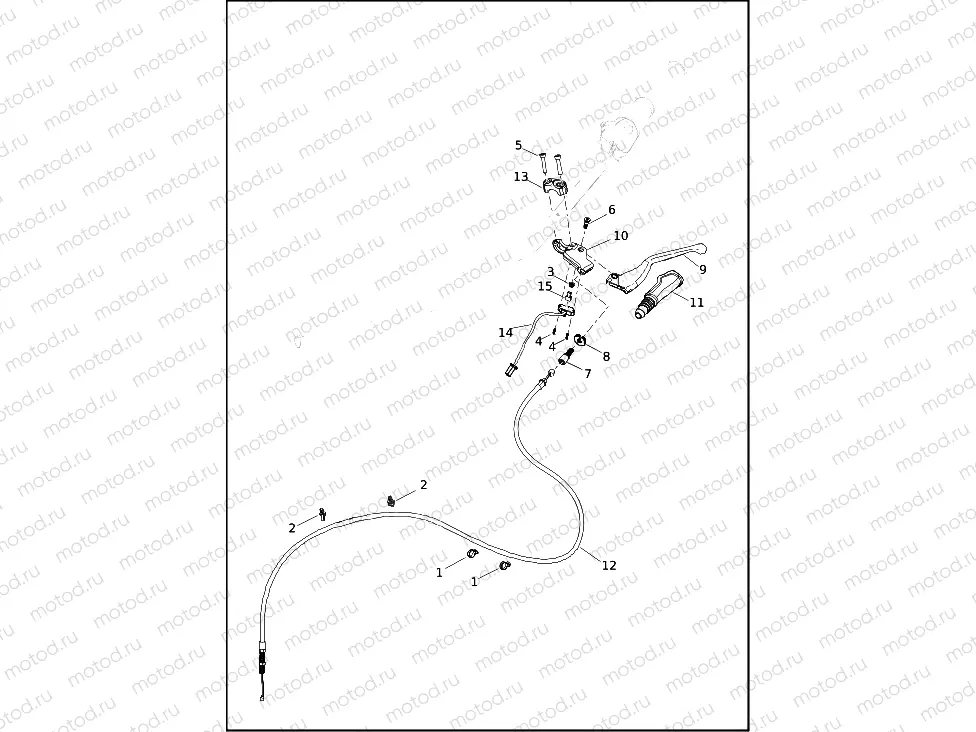 CLUTCH CONTROL - XG750A