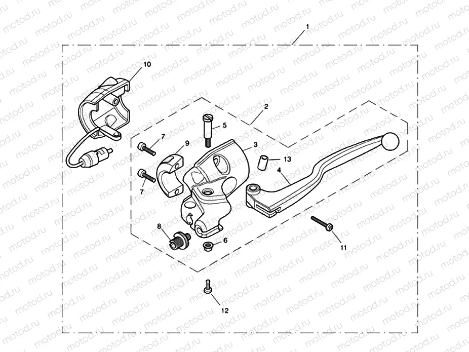 Clutch Controls and Switches - B
