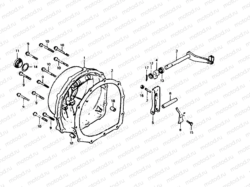 Clutch cover