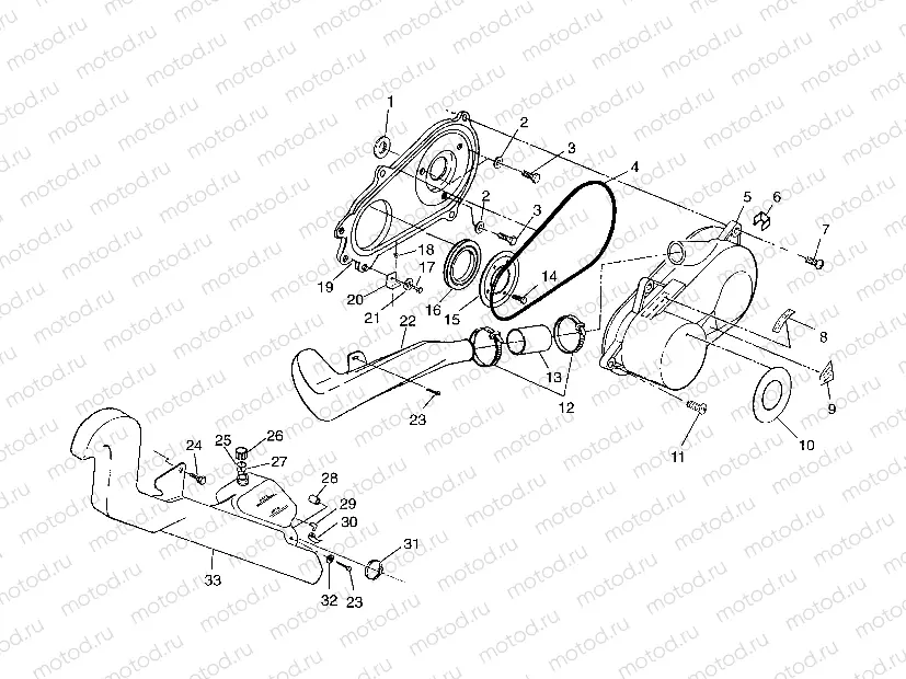 CLUTCH COVER (400L) XPRESS 400L W97CA38C (4939603960C008) | CLUTCH COVER (400L) XPRESS 400L W97CA38C (4939603960C008)