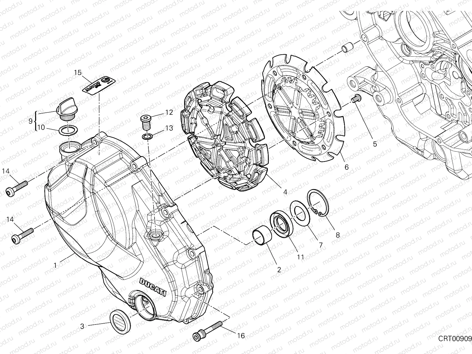 CLUTCH COVER