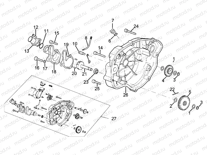 Clutch cover