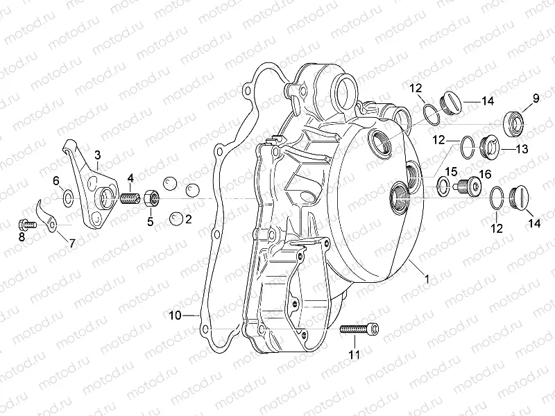 Clutch cover