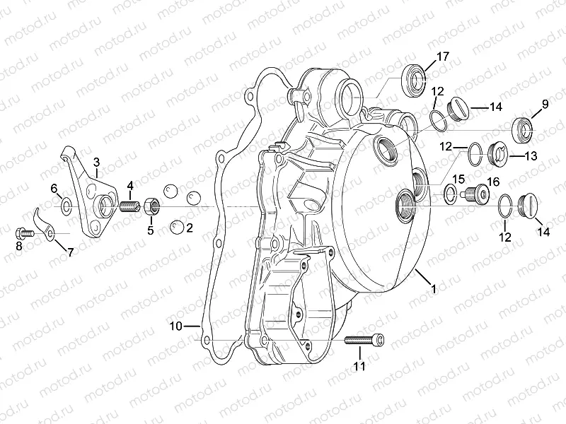Clutch cover