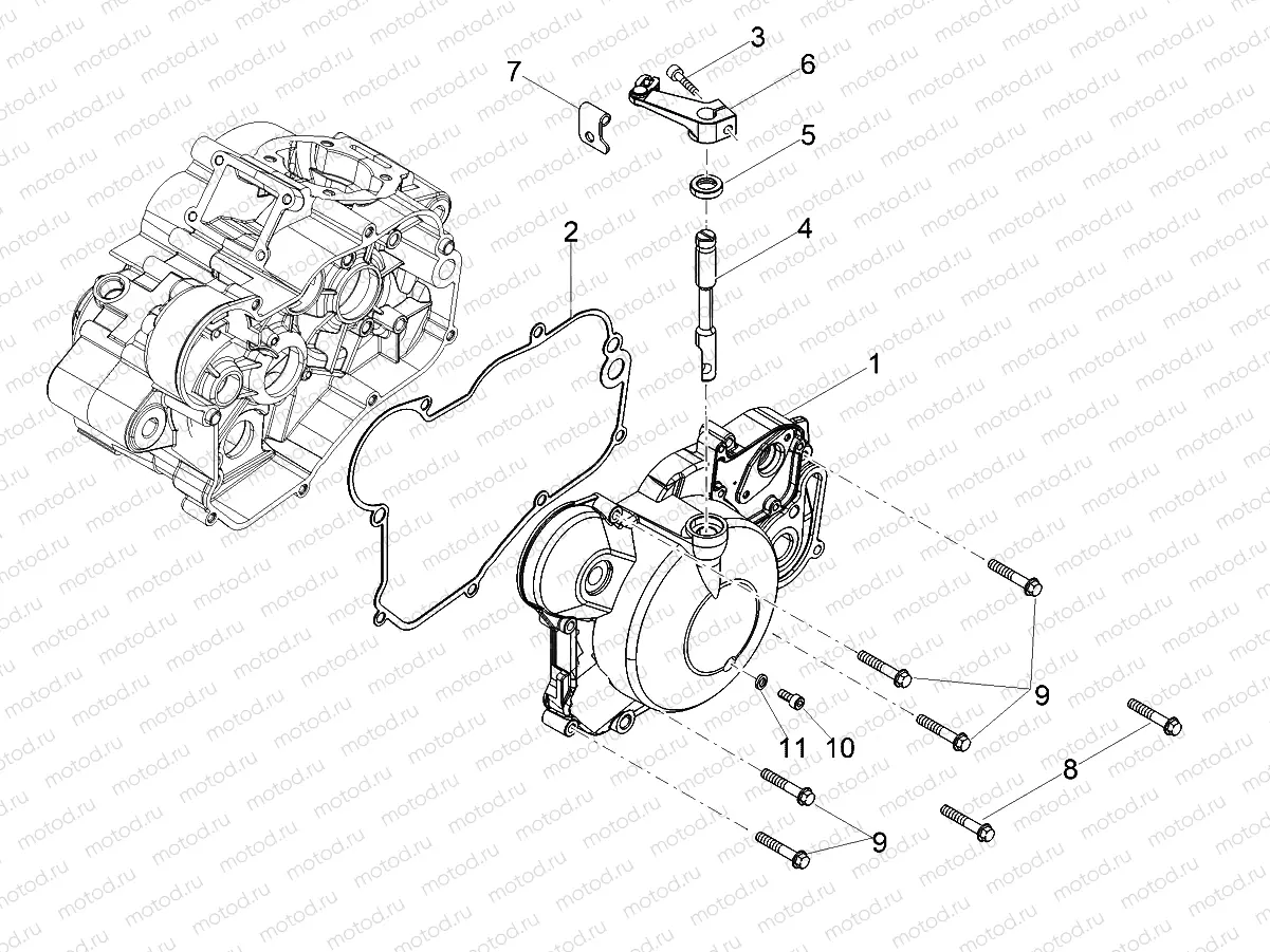 Clutch cover