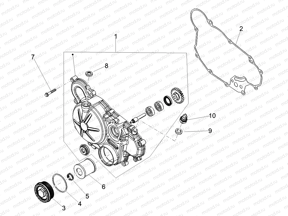 Clutch cover