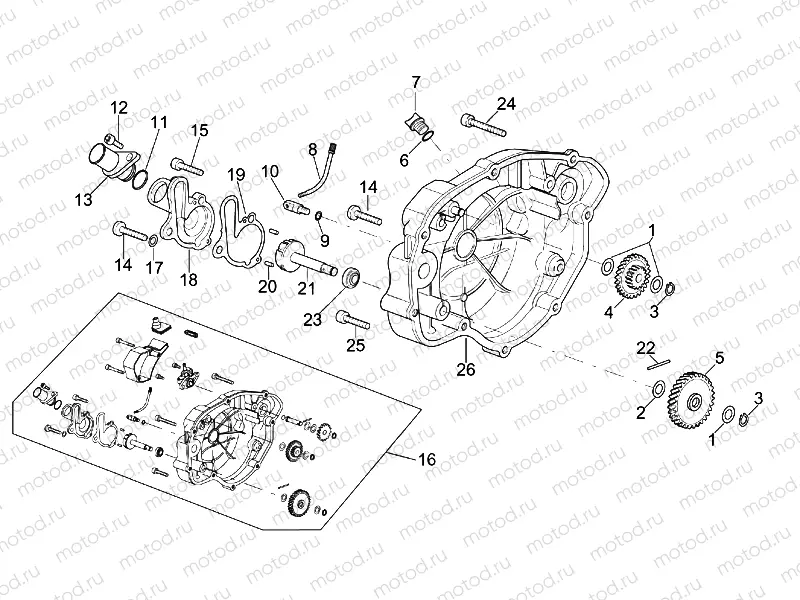 Clutch cover