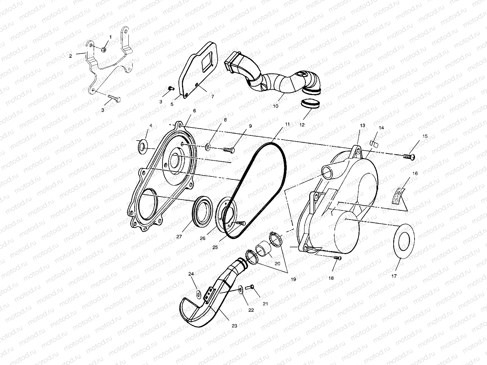 CLUTCH COVER - A00AA32AB (4960076007C002) | CLUTCH COVER - A00AA32AB (4960076007C002)