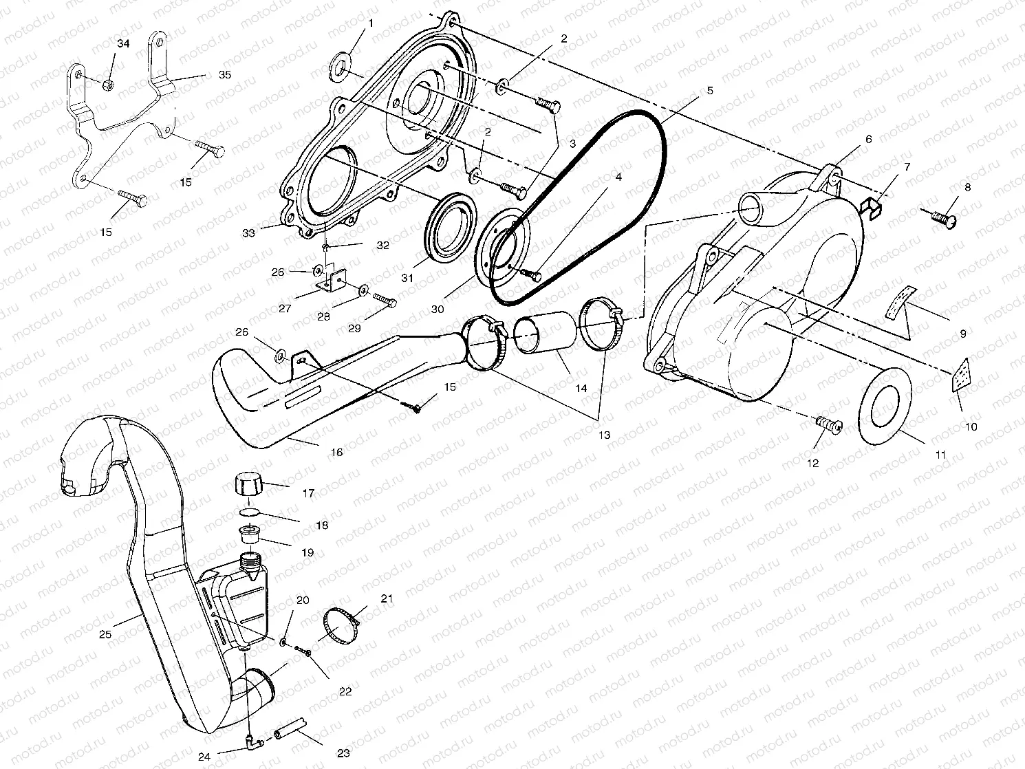 CLUTCH COVER - A00BA38CA (4954835483C003) | CLUTCH COVER - A00BA38CA (4954835483C003)