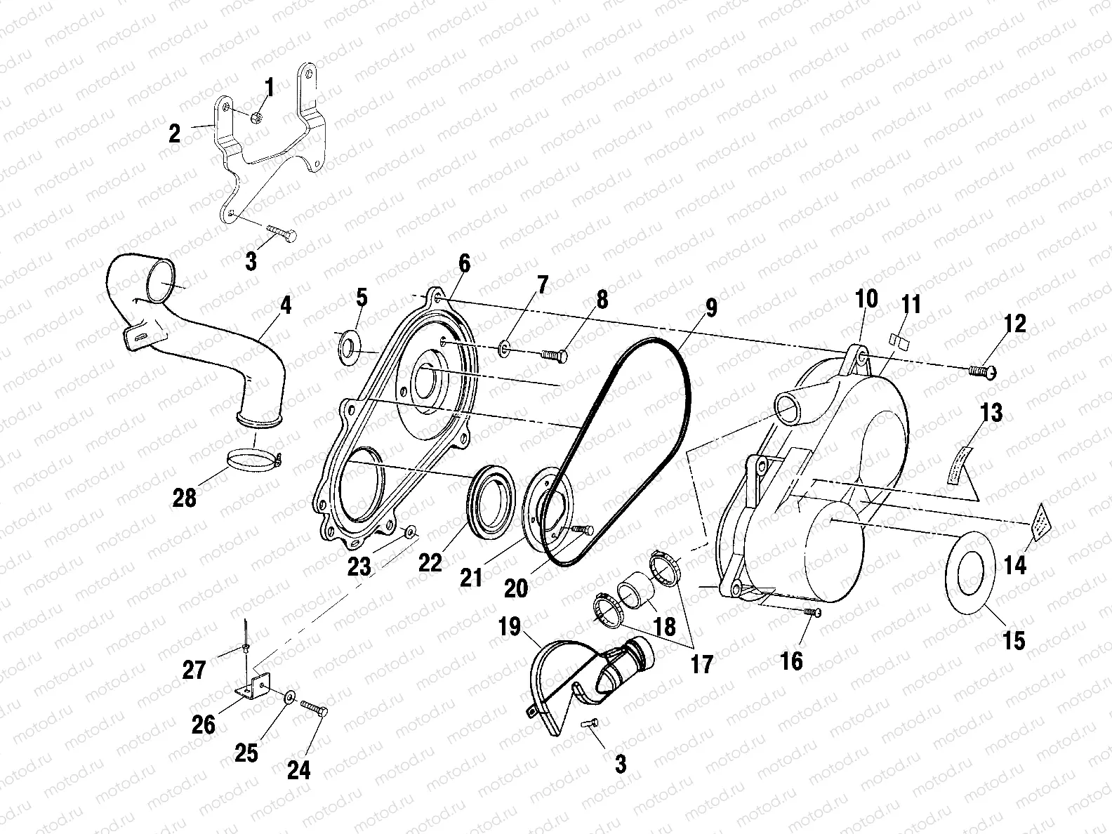 CLUTCH COVER - A00BG50AA (4954855485C008) | CLUTCH COVER - A00BG50AA (4954855485C008)