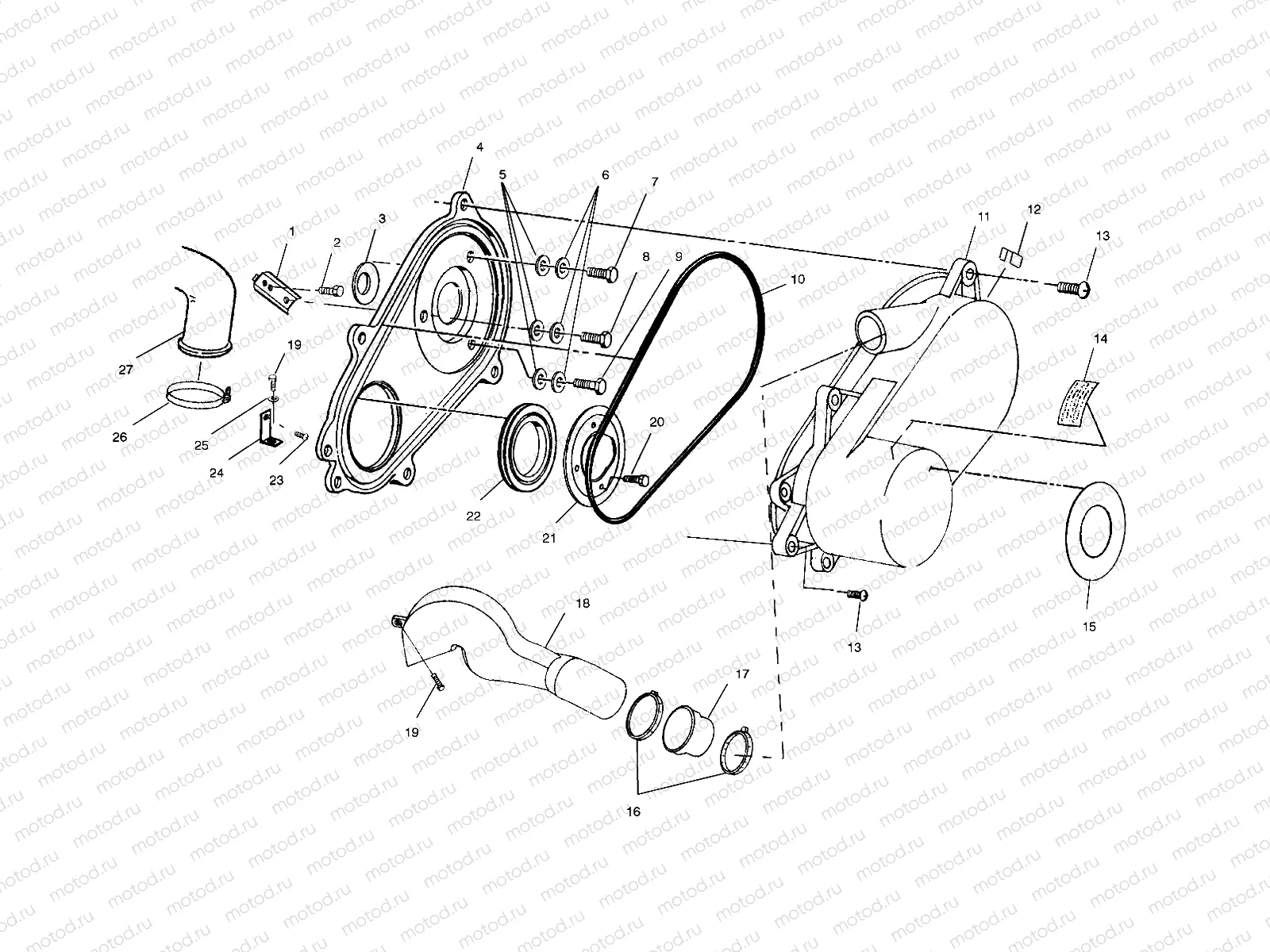 CLUTCH COVER - A00CH46CA (4954785478C004) | CLUTCH COVER - A00CH46CA (4954785478C004)