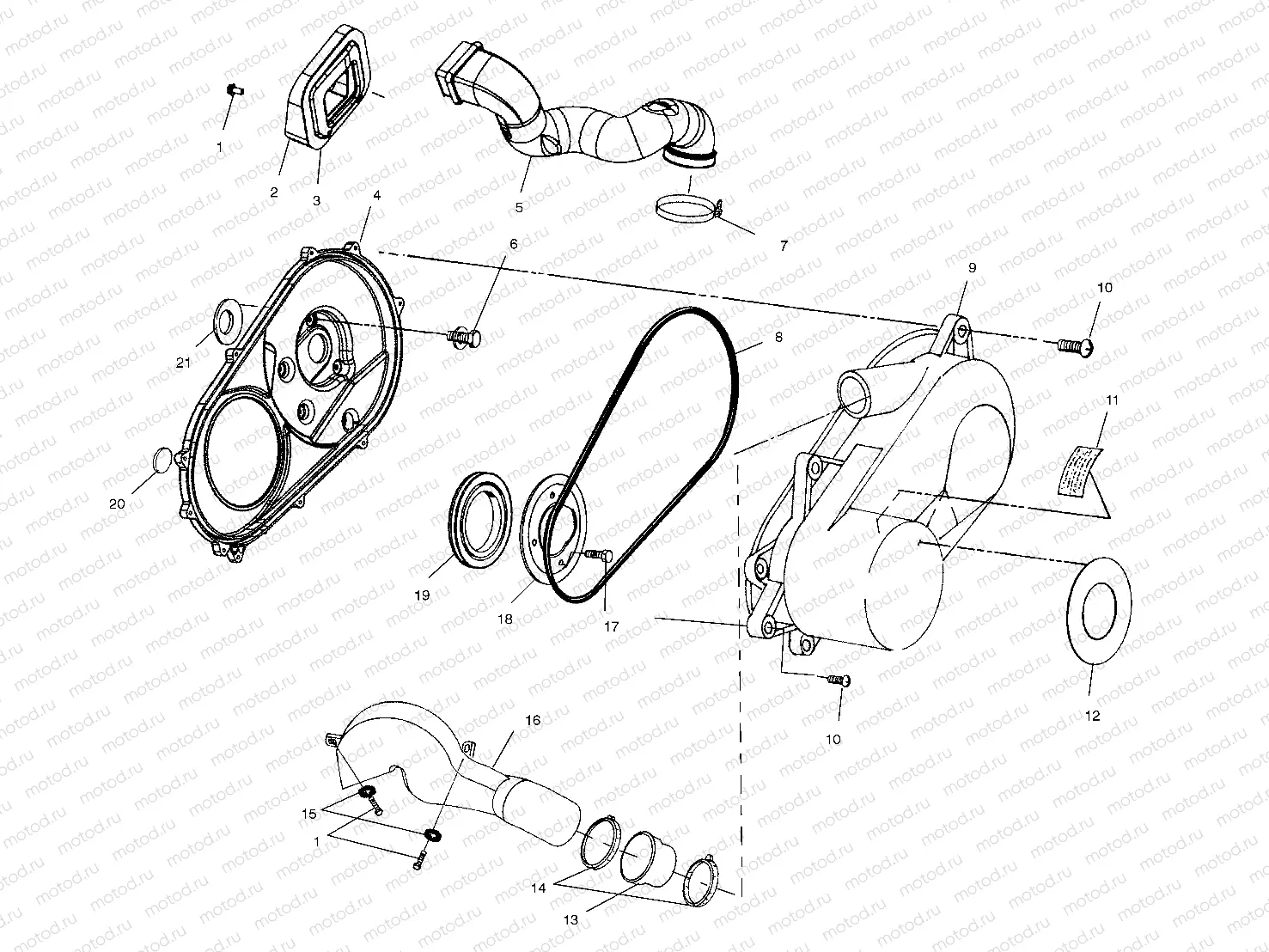 CLUTCH COVER - A01CD32AA (4964026402C007) | CLUTCH COVER - A01CD32AA (4964026402C007)