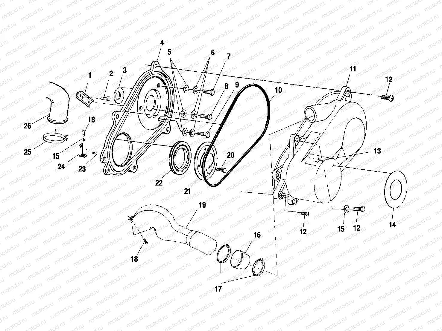 CLUTCH COVER - A01CH42AA (4964436443C003) | CLUTCH COVER - A01CH42AA (4964436443C003)