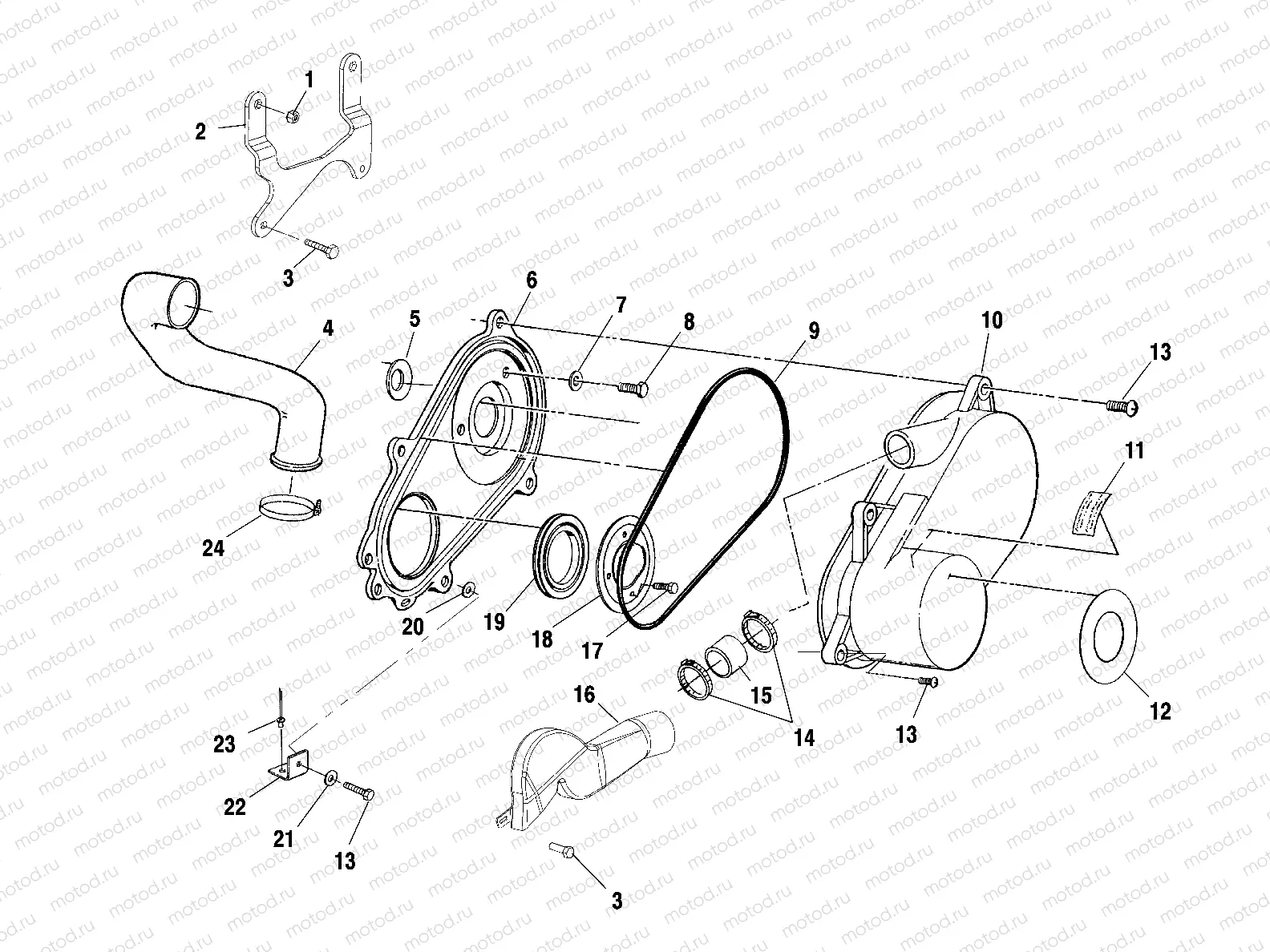CLUTCH COVER - A01CL50AA (4964586458C006) | CLUTCH COVER - A01CL50AA (4964586458C006)