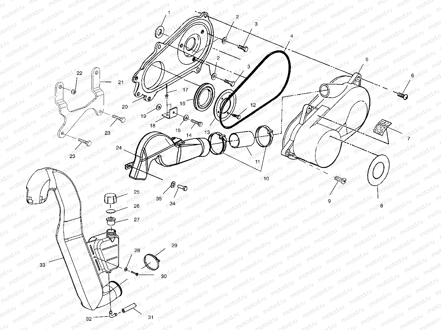 CLUTCH COVER - A02CG38CA (4970247024C05) | CLUTCH COVER - A02CG38CA (4970247024C05)