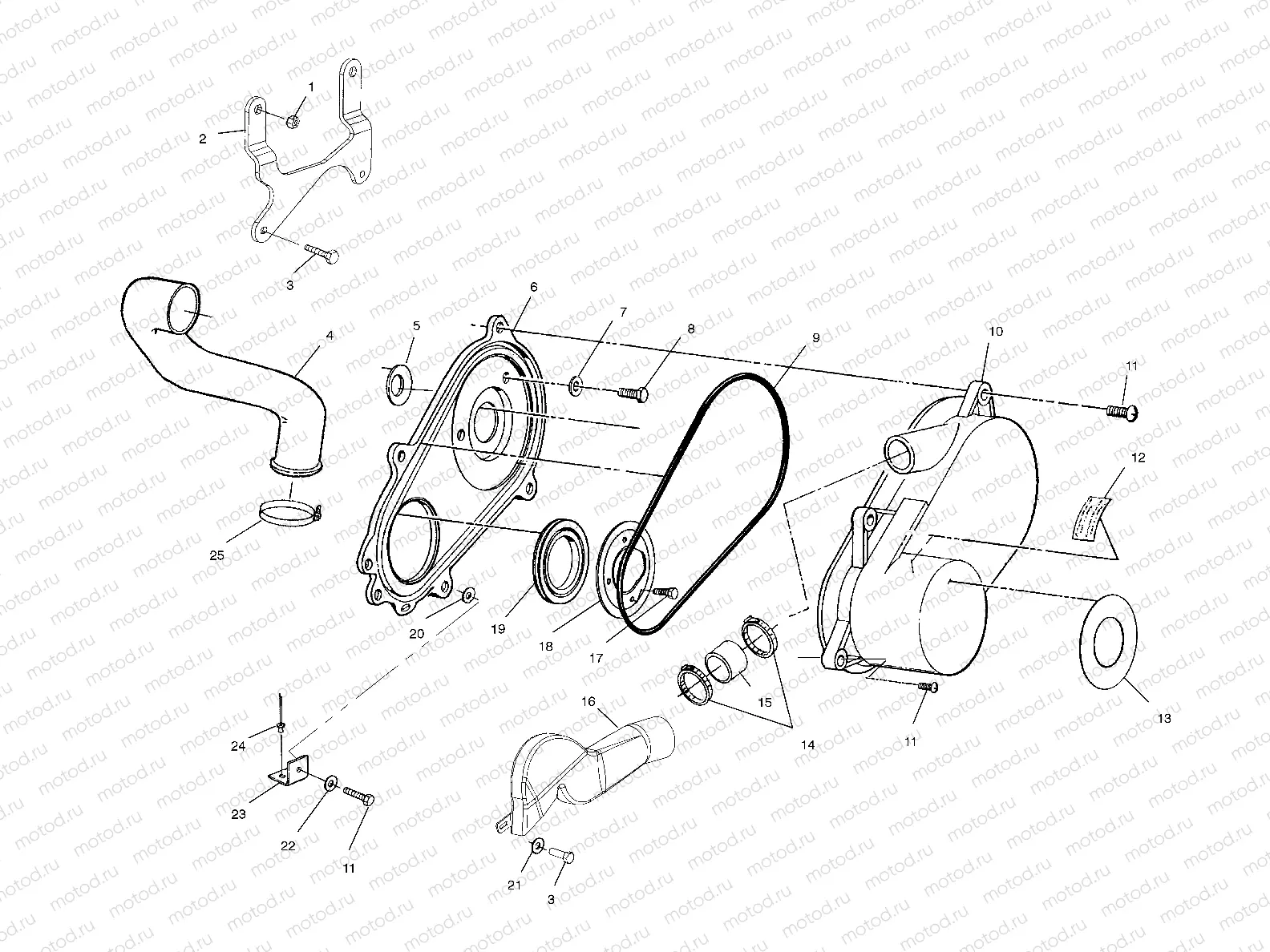 CLUTCH COVER - A02CL50AA/DA (4967986798C06) | CLUTCH COVER - A02CL50AA/DA (4967986798C06)