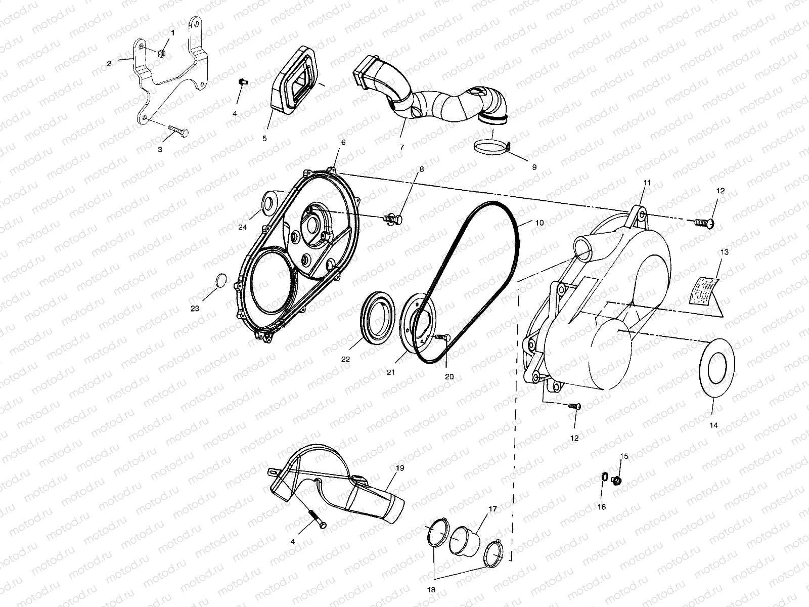 CLUTCH COVER - A03CA32AA (4978627862B12) | CLUTCH COVER - A03CA32AA (4978627862B12)