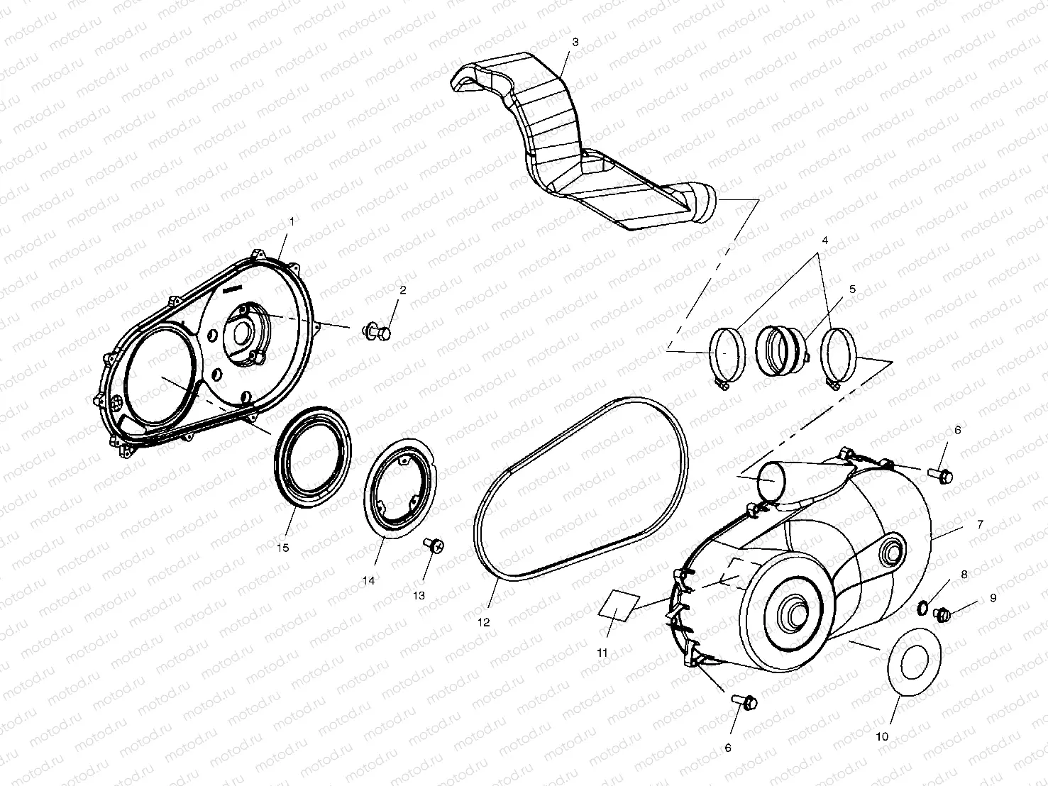 CLUTCH COVER - A03CH59AA/AF/AG (4986128612C05) | CLUTCH COVER - A03CH59AA/AF/AG (4986128612C05)
