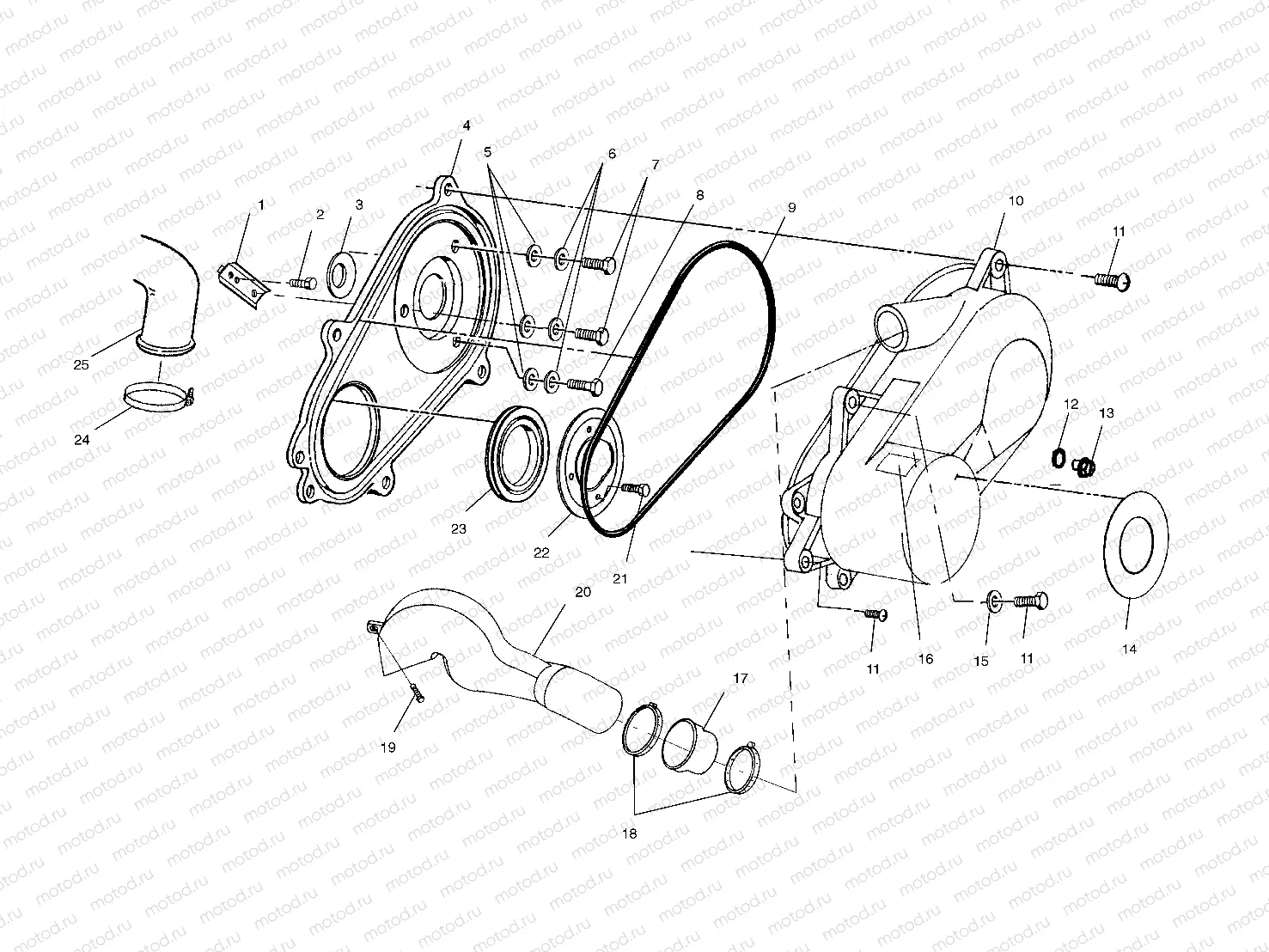 CLUTCH COVER - A04CH50AA/AC/AE/AG (4986088608C07) | CLUTCH COVER - A04CH50AA/AC/AE/AG (4986088608C07)