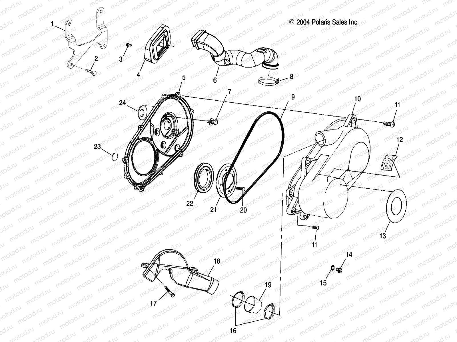 CLUTCH COVER - A05CA32AA/AB/AC/FA (4994839483B12) | CLUTCH COVER - A05CA32AA/AB/AC/FA (4994839483B12)