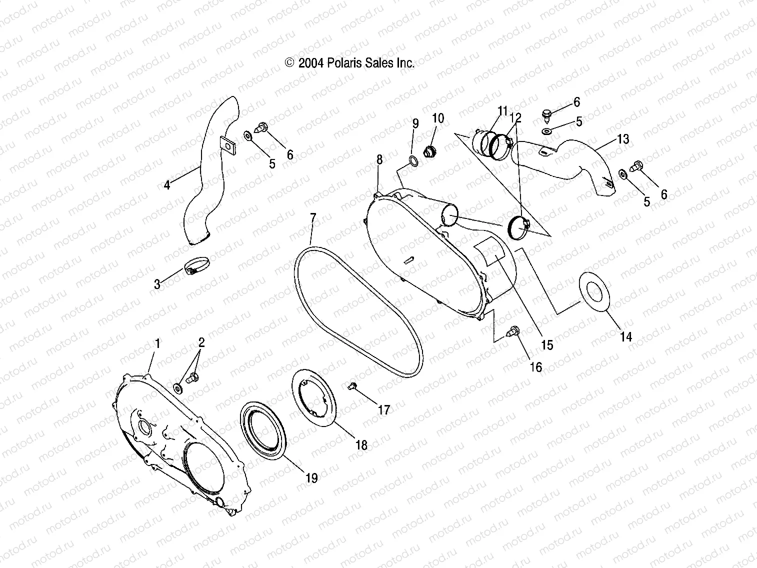CLUTCH COVER - A05JD50AA/AB/AC (4995189518C12) | CLUTCH COVER - A05JD50AA/AB/AC (4995189518C12)
