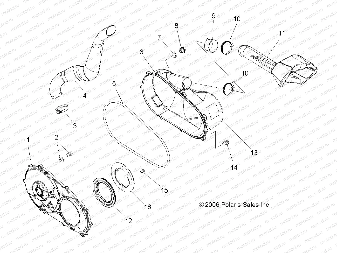 CLUTCH COVER - A07TH76AU/TN76AF/AL/AU (49ATVCLUTCHCVR07X2800) | CLUTCH COVER - A07TH76AU/TN76AF/AL/AU (49ATVCLUTCHCVR07X2800)