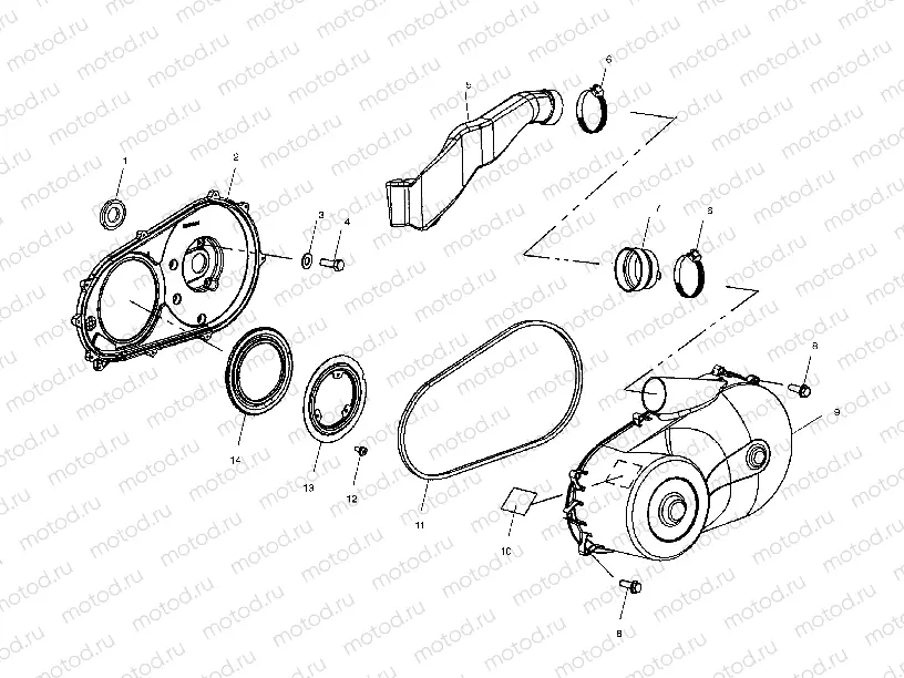 CLUTCH COVER - A10RD50AA (4970937093C08) | CLUTCH COVER - A10RD50AA (4970937093C08)