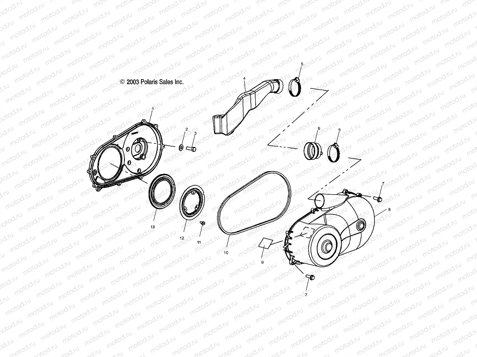 CLUTCH COVER - A11RB42AA/A11RD50AA/AB/A11RF50AA (4987918791C13) | CLUTCH COVER - A11RB42AA/A11RD50AA/AB/A11RF50AA (4987918791C13)