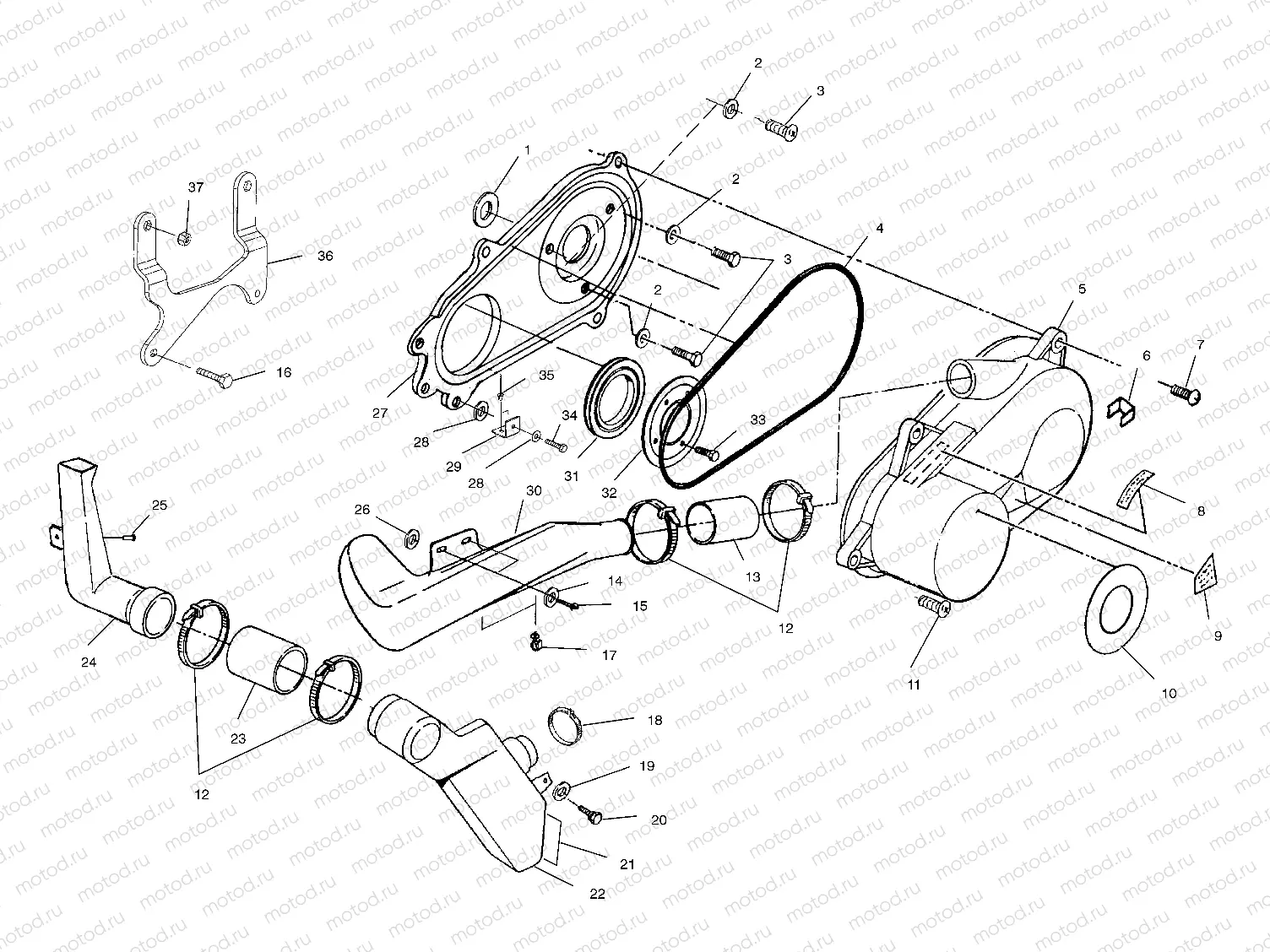 CLUTCH COVER - A99BA25CA (4949574957c003) | CLUTCH COVER - A99BA25CA (4949574957c003)