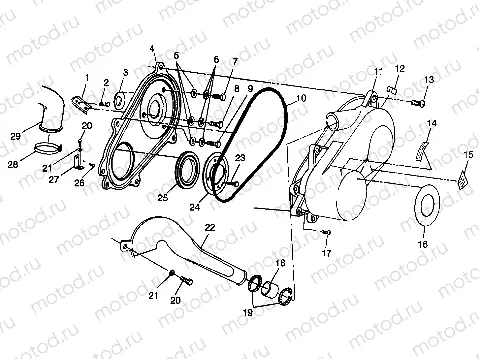 CLUTCH COVER - A99CH33CB (4945964596c006) | CLUTCH COVER - A99CH33CB (4945964596c006)