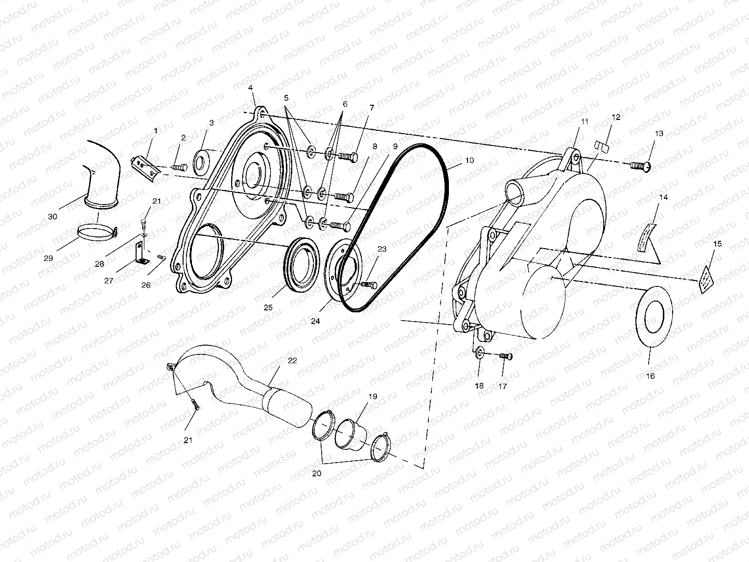 CLUTCH COVER - A99CH33IA (4949884988c007) | CLUTCH COVER - A99CH33IA (4949884988c007)