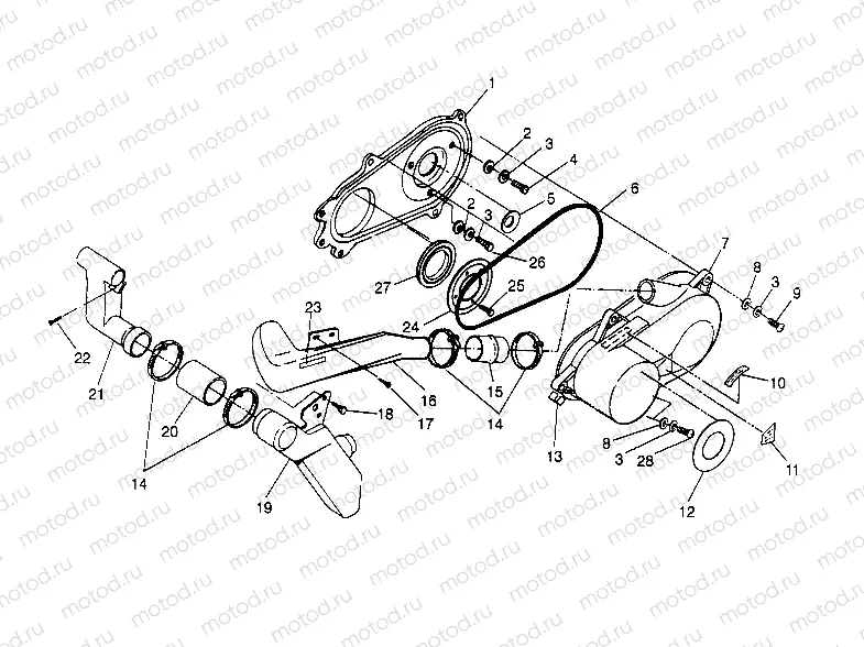 CLUTCH COVER ASSEMBLY 2x4 300 W947530 (4926742674B012) | CLUTCH COVER ASSEMBLY 2x4 300 W947530 (4926742674B012)