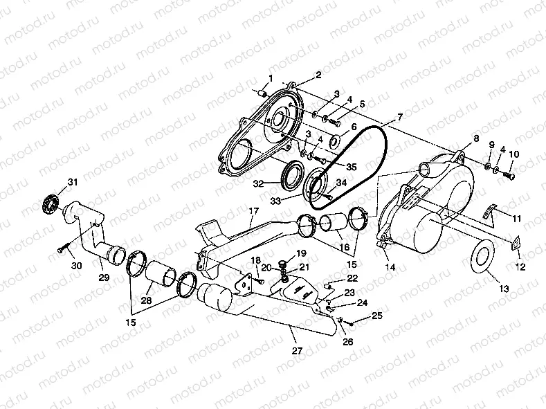 CLUTCH COVER ASSEMBLY 2X4 350L W937539 (4924032403022A) | CLUTCH COVER ASSEMBLY 2X4 350L W937539 (4924032403022A)