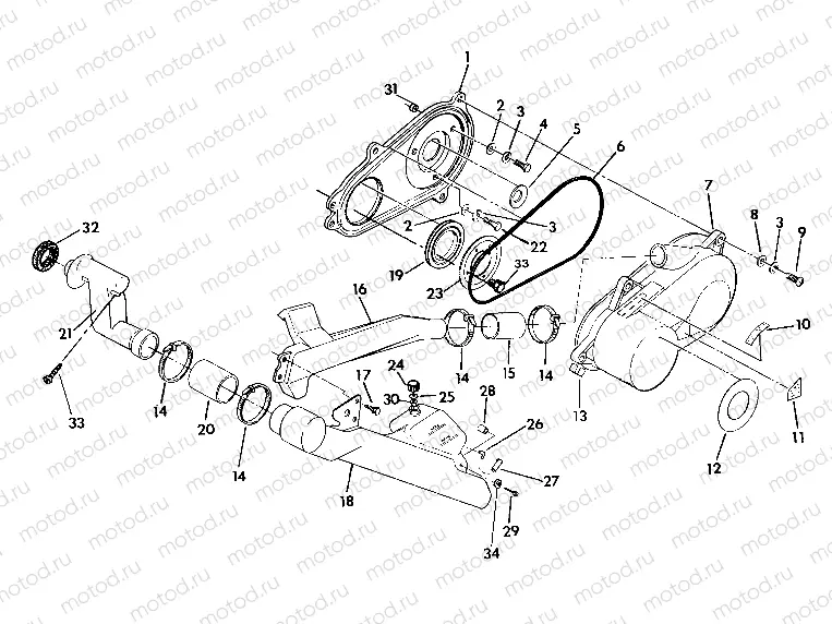 CLUTCH COVER ASSEMBLY 350 2X4 / W927539 (4922882288022A) | CLUTCH COVER ASSEMBLY 350 2X4 / W927539 (4922882288022A)