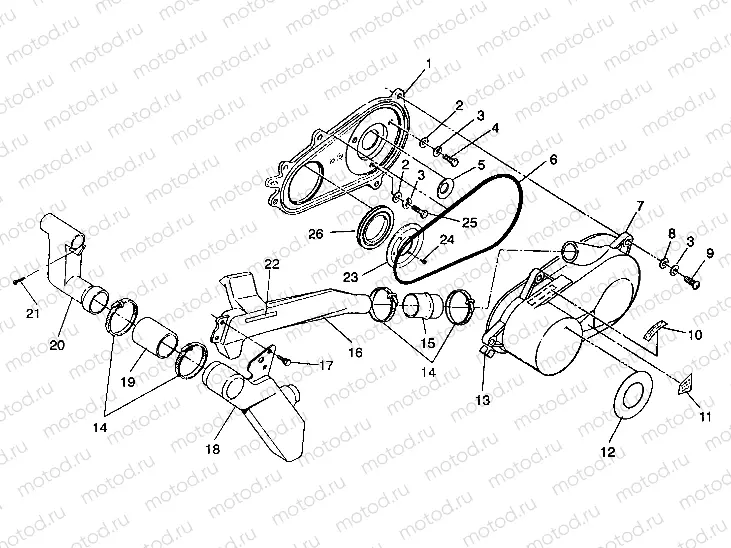 CLUTCH COVER ASSEMBLY 4X4 250 W938127 (4924042404025A) | CLUTCH COVER ASSEMBLY 4X4 250 W938127 (4924042404025A)